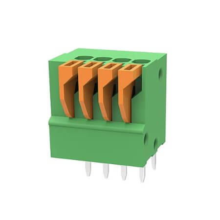 DG141V-2.54-04P-14-00AH TERM.BLK.2.54MM 4P PCB SPRING TYPE - 1