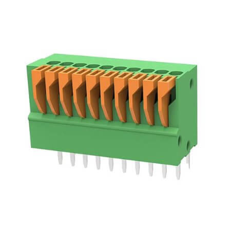 DG141V-2.54-10P-14-00AH TERM.BLK.2.54MM 10P PCB SPRING TYPE - 1