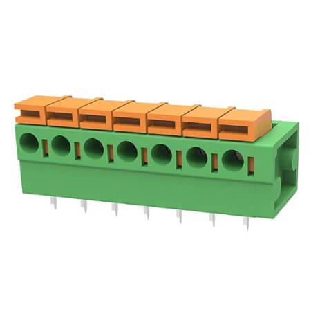 DG142R-5.08-07P-14-00SH TERM.BLK.5.08MM 7P PCB SPRING TYPE GAOSONG - 1