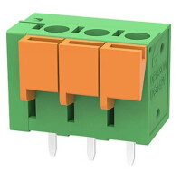 DG142V-7.62-03P-14-00AH TERM.BLK.7.62MM 3P PCB SPRING TYPE GREEN - 1