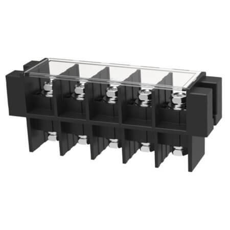 DG200-A-05P-13-00AH TERM.BLK.27MM 5P 180C BARRIER BLOCKS BLACK - 1