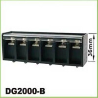 DG2000-B-03P-13-00AH TERM.BLK.14.50MM 3P 180C BARRIER BLOCKS BLACK - 1