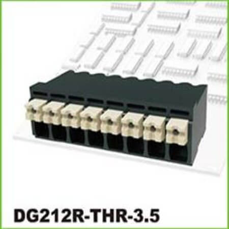DG212R-THR-3.5-02P-13-10 TERM.BLK.3.50MM 2P PCB SPRING TYPE - 1