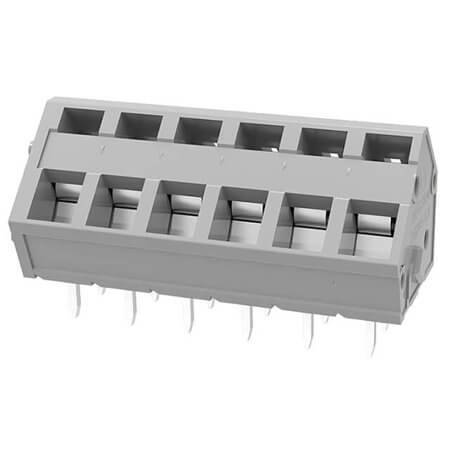 DG245-5.0-06P-11-00AH TERM.BLK.5.00MM 6P PCB SPRING TYPE GRAY - 1