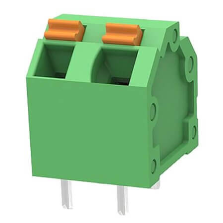 DG246-5.08-02P-14-00AH TERM.BLK.5.08MM 2P PCB SPRING-PRINT TYPE GREEN - 1