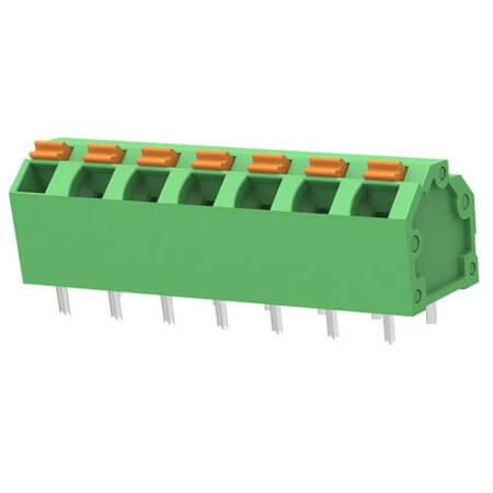 DG246-5.08-07P-14-00AH TERM.BLK.5.08MM 7P PCB SPRING-PRINT TYPE GREEN - 1