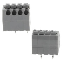 DG250-3.5-04P-11-00SH TERM.BLK.3.50MM 4P PCB TYPE GRAY GAOSONG - 1