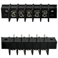 DG25C-A-05P-13-00AH TERM.BLK.7.62MM 5P BARRIER TERMINAL TWO WALL BLACK - 1