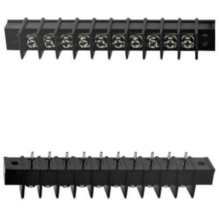 DG25C-A-10P-13-00AH TERM.BLK.7.62MM 10P BARRIER TERMINAL TWO WALL BLAC - 1