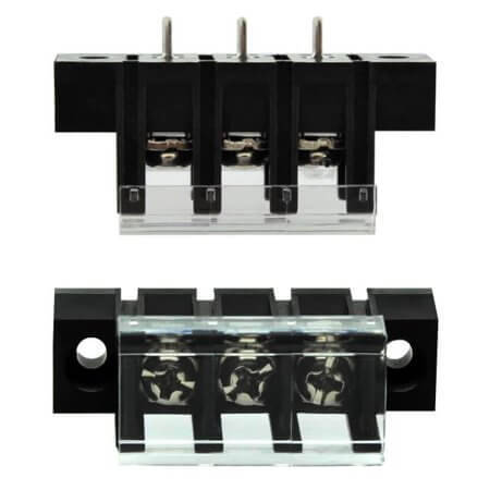 DG28C-A-03P-13-00AH TERM.BLK.7.62MM 3P 180C BARRIER BLACK - 1