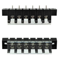 DG28C-A-06P-13-00AH TERM.BLK.7.62MM 6P 180C BARRIER BLOCKS BLACK - 1