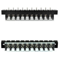 DG28C-A-10P-13-00AH TERM.BLK.7.62MM 10P 180C BARRIER BLOCKS BLACK - 1