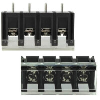 DG28C-B-04P-13-00AH TERM.BLK.7.62MM 4P 180C BARRIER BLOCKS BLACK - 1