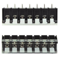 DG28C-B-07P-13-00AH TERM.BLK.7.62MM 7P 180C BARRIER BLOCKS BLACK - 1