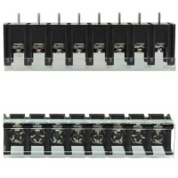 DG28C-B-08P-13-00AH TERM.BLK.7.62MM 8P 180C BARRIER BLOCKS BLACK - 1