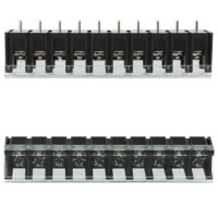DG28C-B-10P-13-00AH TERM.BLK.7.62MM 10P 180C BARRIER BLOCKS BLACK - 1