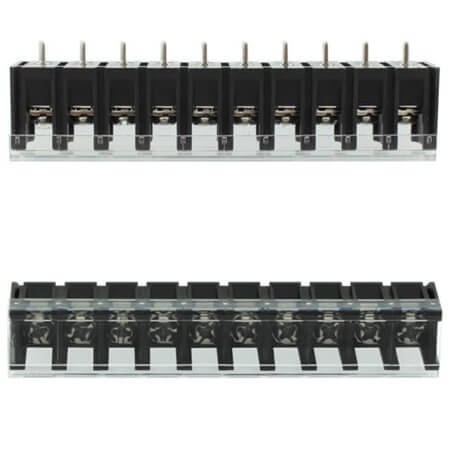 DG28C-B-10P-13-00AH TERM.BLK.7.62MM 10P 180C BARRIER BLOCKS BLACK - 1