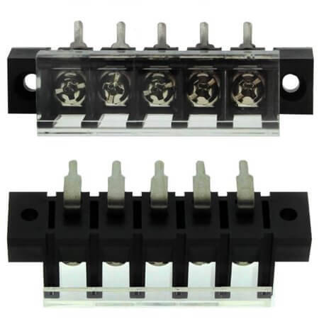 DG28R-A-05P-13-00AH TERM.BLK.7.62MM 5P 90C BARRIER BLOCKS BLACK - 1