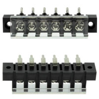 DG28R-A-06P-13-00AH TERM.BLK.7.62MM 6P 90C BARRIER BLOCKS BLACK - 1