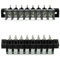 DG28R-A-08P-13-00AH TERM.BLK.7.62MM 8P 90C BARRIER BLOCKS BLACK - 1