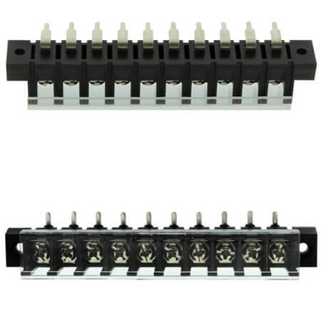 DG28R-A-10P-13-00AH TERM.BLK.7.62MM 10P 90C BARRIER BLOCKS BLACK - 1