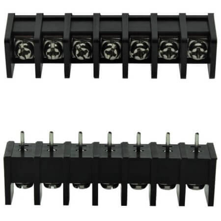 DG35C-B-07P-13-00AH TERM.BLK.8.25MM 7P 180C BARRIER TERMINAL BLACK - 1
