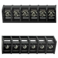DG36S-B-06P-13-00AH TERM.BLK.8.25MM 6PIN 180C BARRIER BLACK - 1