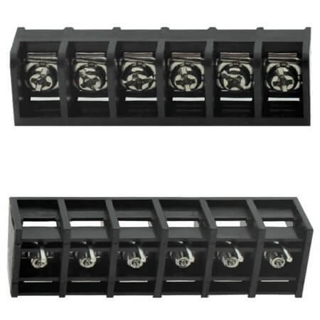 DG36S-B-06P-13-00AH TERM.BLK.8.25MM 6PIN 180C BARRIER BLACK - 1