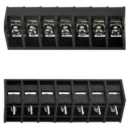 DG36S-B-07P-13-00AH TERM.BLK.8.25MM 7PIN 180C BARRIER BLACK - 1