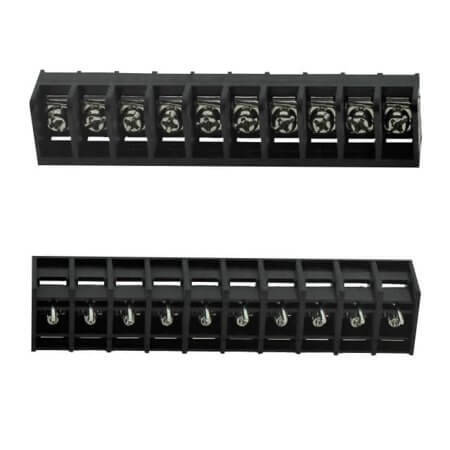 DG36S-B-08P-13-00AH TERM.BLK.8.25MM 8PIN 180C BARRIER BLACK - 1