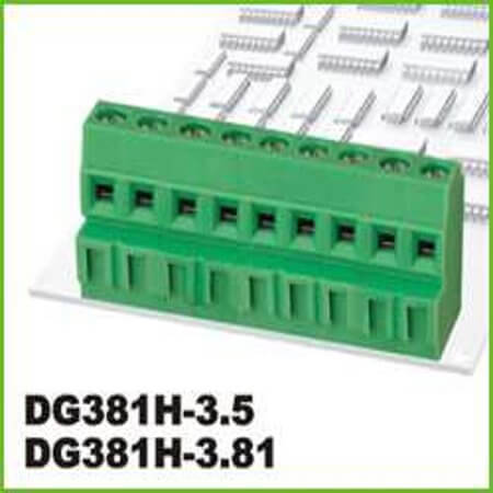 DG381H-3.81-03P-14-00SH TERM.BLK.3.81MM 3P PCB TYPE GREEN GAOSONG - 1