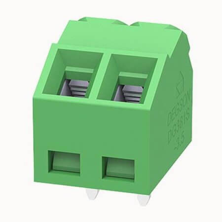 DG381S-3.5-02P-14-00AH TERM.BLK.7.5MM 2P 90C PCB TYPE GREEN - 1