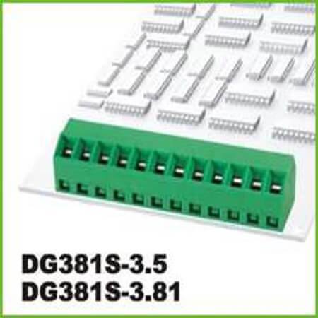 DG381S-3.81-02P-14-00AH TERM.BLK.3.81MM 2P PCB TYPE GREEN - 1