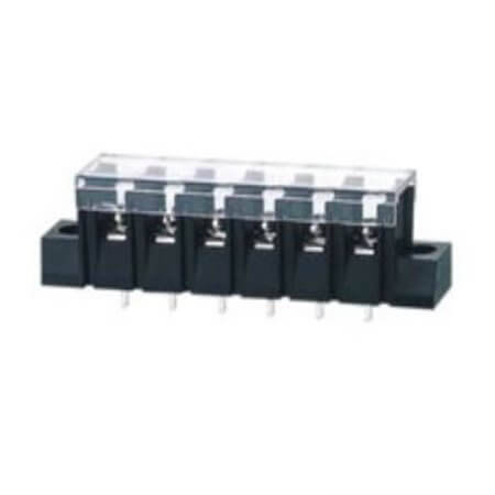 DG38C-A-06P-13-00AH TERM.BLK.8.25MM 6P 180C BARRIER BLOCKS BLACK - 1