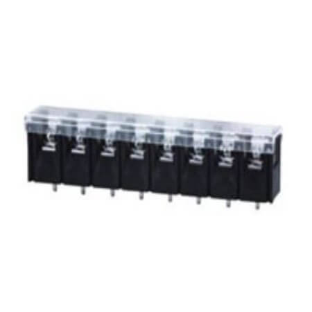 DG38C-B-07P-13-00AH TERM.BLK.8.25MM 7P 180C BARRIER BLOCKS BLACK - 1