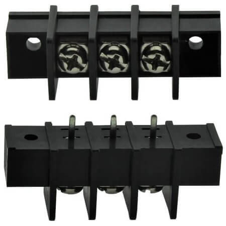 DG45C-A-03P-13-00AH TERM.BLK.9.50MM 3P 180C BARRIER TERMINAL BLACK - 1
