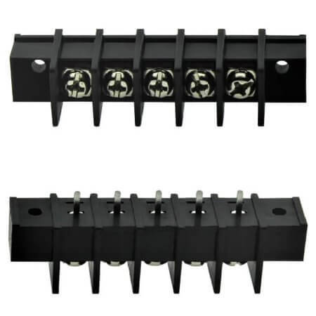 DG45C-A-05P-13-00AH TERM.BLK.9.50MM 5P 180C BARRIER TERMINAL BLACK - 1