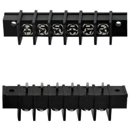 DG45C-A-06P-13-00AH TERM.BLK.9.50MM 6P 180C BARRIER TERMINAL BLACK - 1