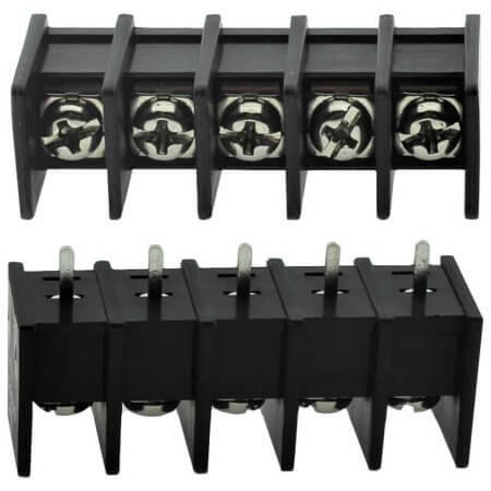 DG45C-B-05P-13-00AH TERM.BLK.9.50MM 5P 180C BARRIER TERMINAL BLACK - 1