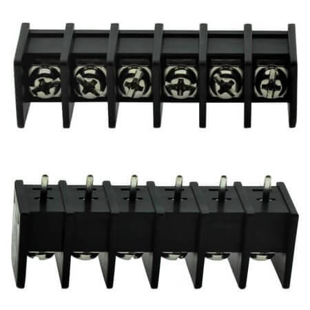 DG45C-B-06P-13-00AH TERM.BLK.9.50MM 6P 180C BARRIER TERMINAL BLACK - 1