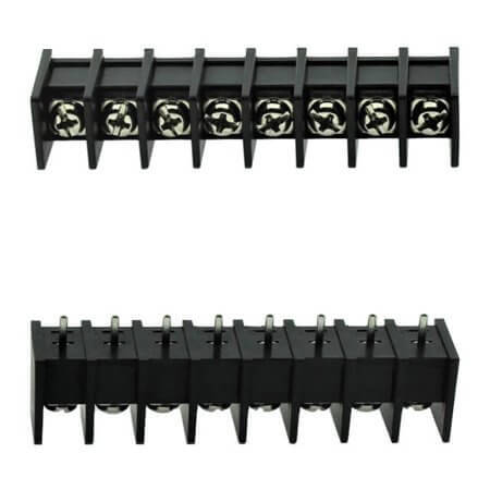 DG45C-B-08P-13-00AH TERM.BLK.9.50MM 8P 180C BARRIER TERMINAL BLACK - 1