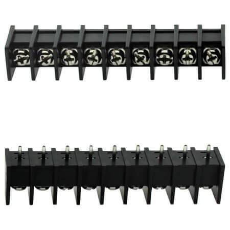 DG45C-B-09P-13-00AH TERM.BLK.9.50MM 9P 180C BARRIER TERMINAL BLACK - 1