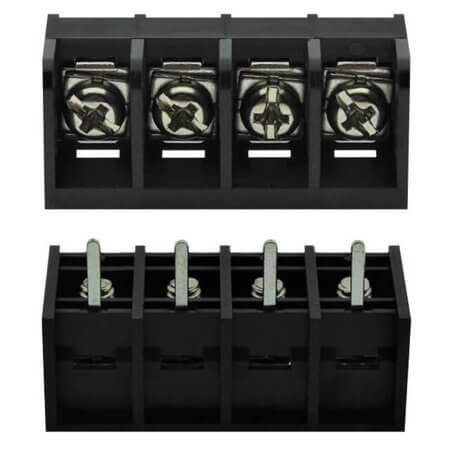 DG46S-B-04P-13-00AH TERM.BLK.9.5MM 4P 180C BARRIER BLOCKS BLACK - 1