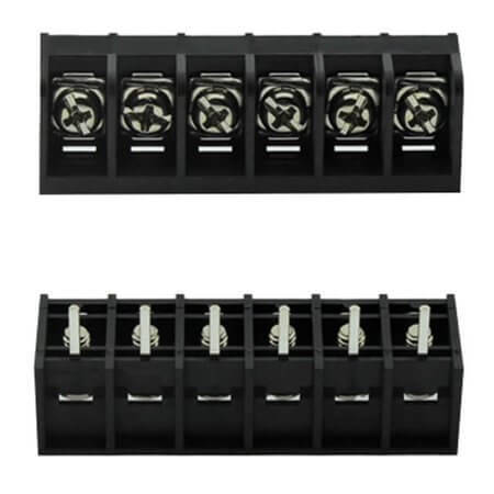 DG46S-B-06P-13-00AH TERM.BLK.9.5MM 6P 180C BARRIER BLOCKS BLACK - 1