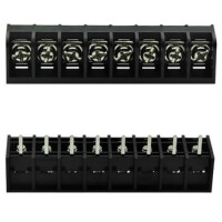 DG46S-B-08P-13-00SH TERM.BLK.9.5MM 8P 180C BARRIER BLOCKS BLACK GAOSON - 1