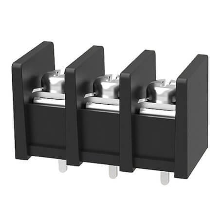 DG55C-B-03P-13-00AH TERM.BLK.10MM 3PIN 180C BARRIER BLACK - 1