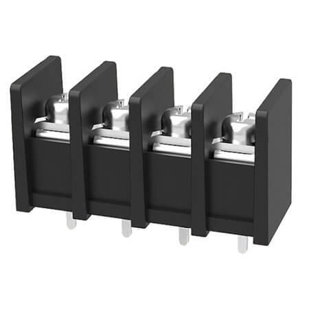 DG55C-B-04P-13-00AH TERM.BLK.10MM 4PIN 180C BARRIER BLACK - 1