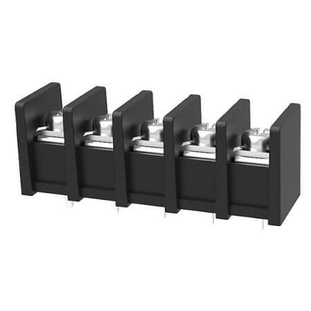 DG55C-B-05P-13-00AH TERM.BLK.10MM 5PIN 180C BARRIER BLACK - 1