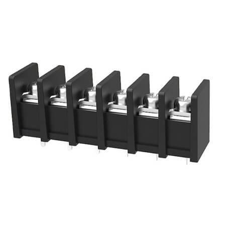 DG55C-B-06P-13-00AH TERM.BLK.10MM 6PIN 180C BARRIER BLACK - 1