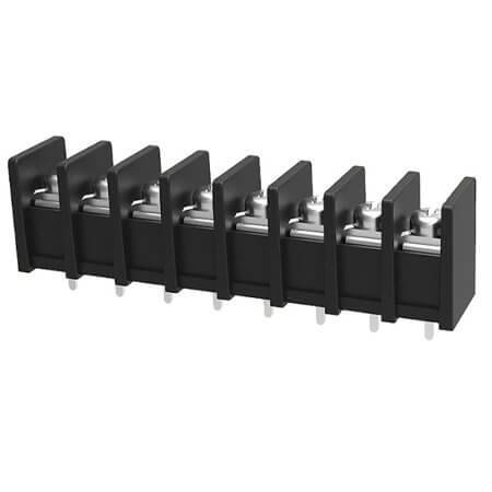 DG55C-B-08P-13-00AH TERM.BLK.10MM 8PIN 180C BARRIER BLACK - 1